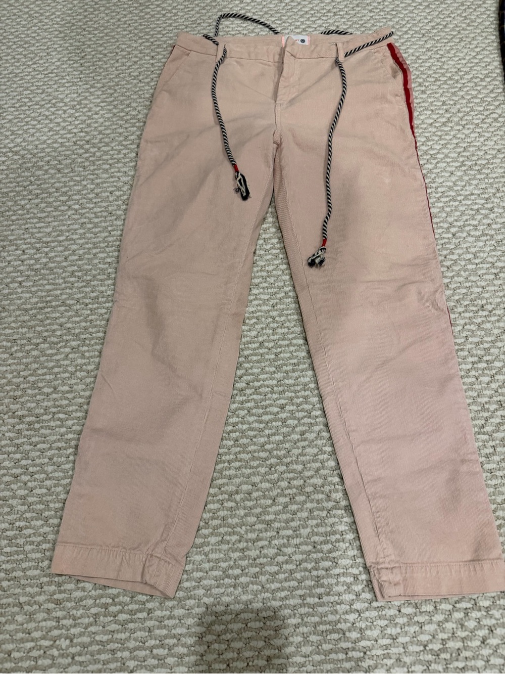 Sundry Blush Pink Cropped Drawstring Pants